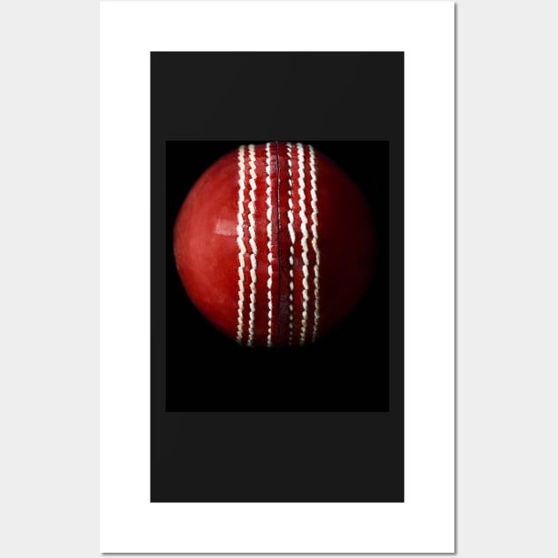 Cricket Ball Wall Art by adrianbrockwell